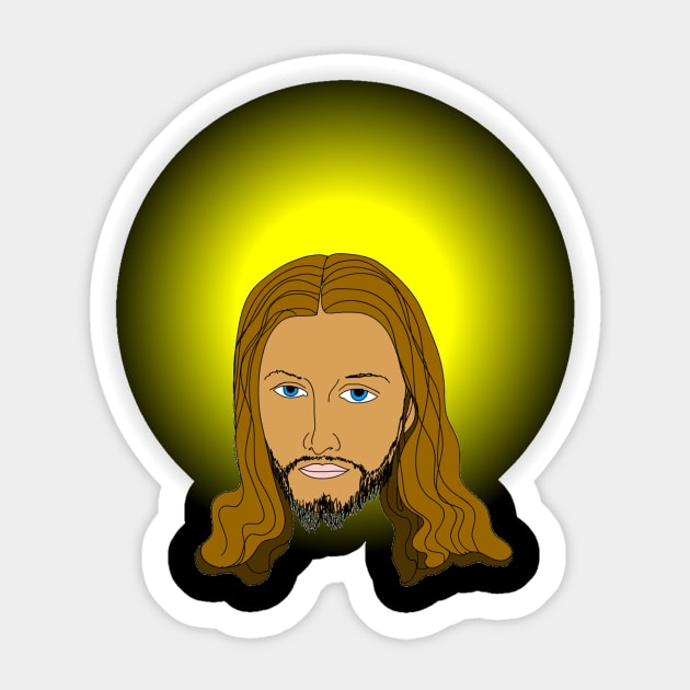 Jesus Sticker by RMZ_NYC